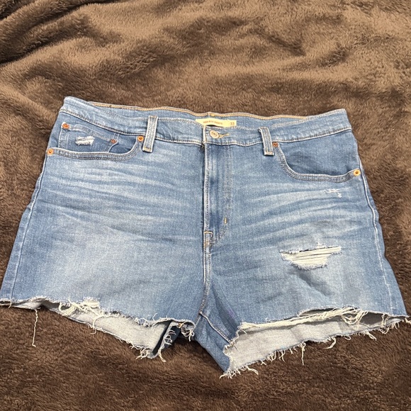 Levi's Pants - Levi's High Rise Distressed Jean Shorts
